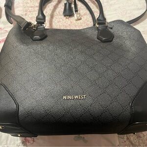 Nine West Onyx Logo Purse